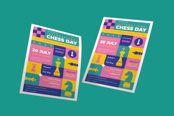 Download International Chess Day Flyer - Premium Resources